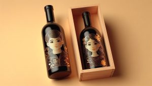 義大利紅酒 雕刻