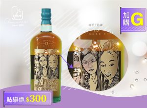 施華洛世奇水鑽貼瓶身服務(加購G)